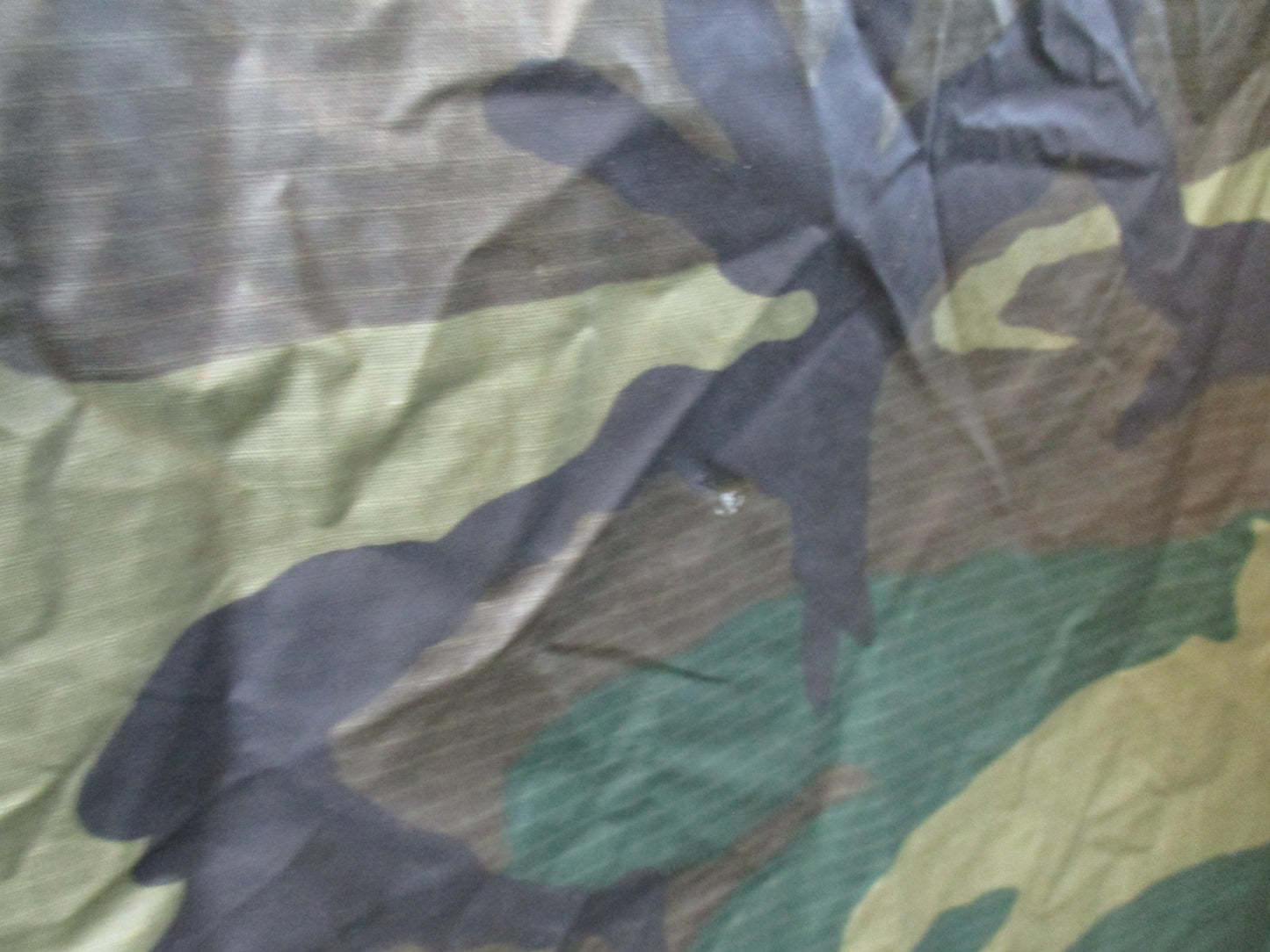 US Military Woodland Camouflage Wet Weather Poncho ORC Industries 0976