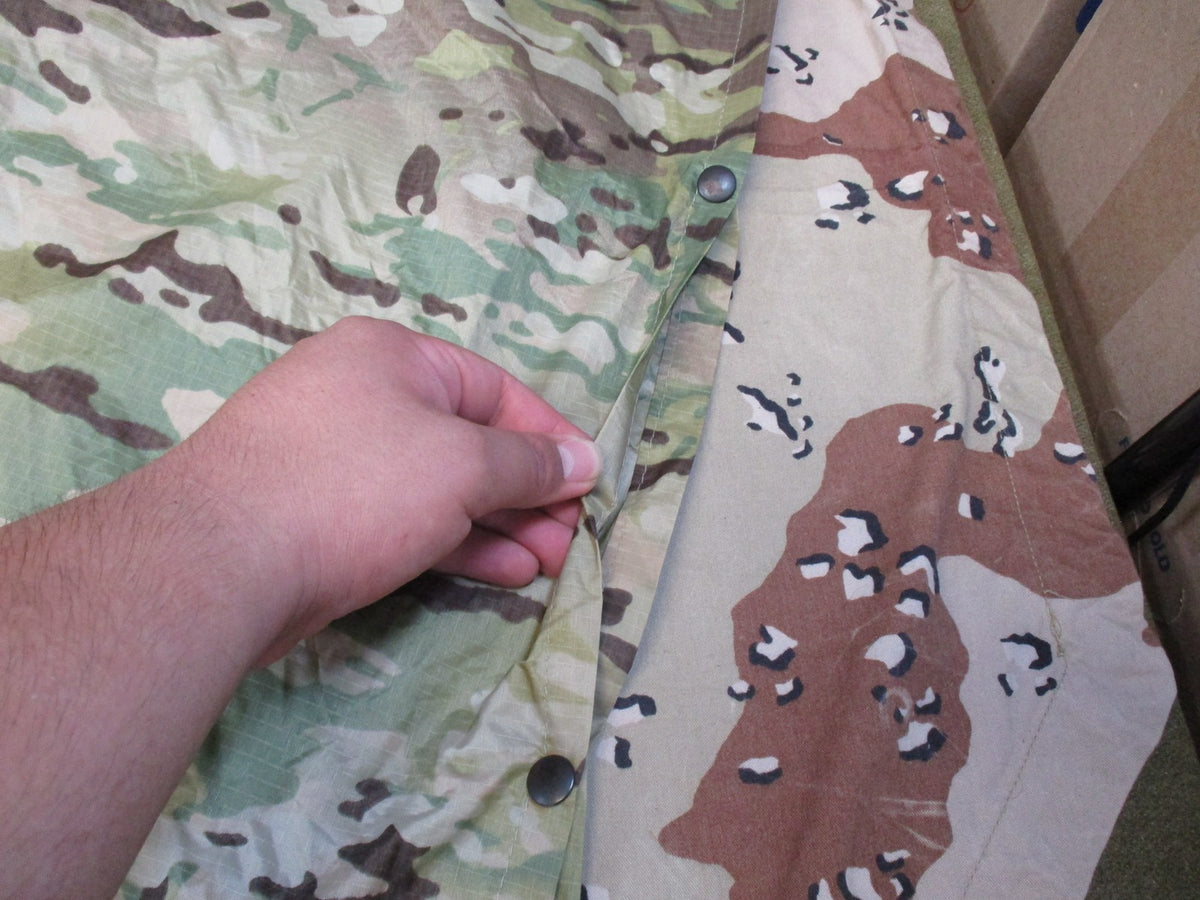 OCP poncho army surplus shelter rain gear multicam US made?