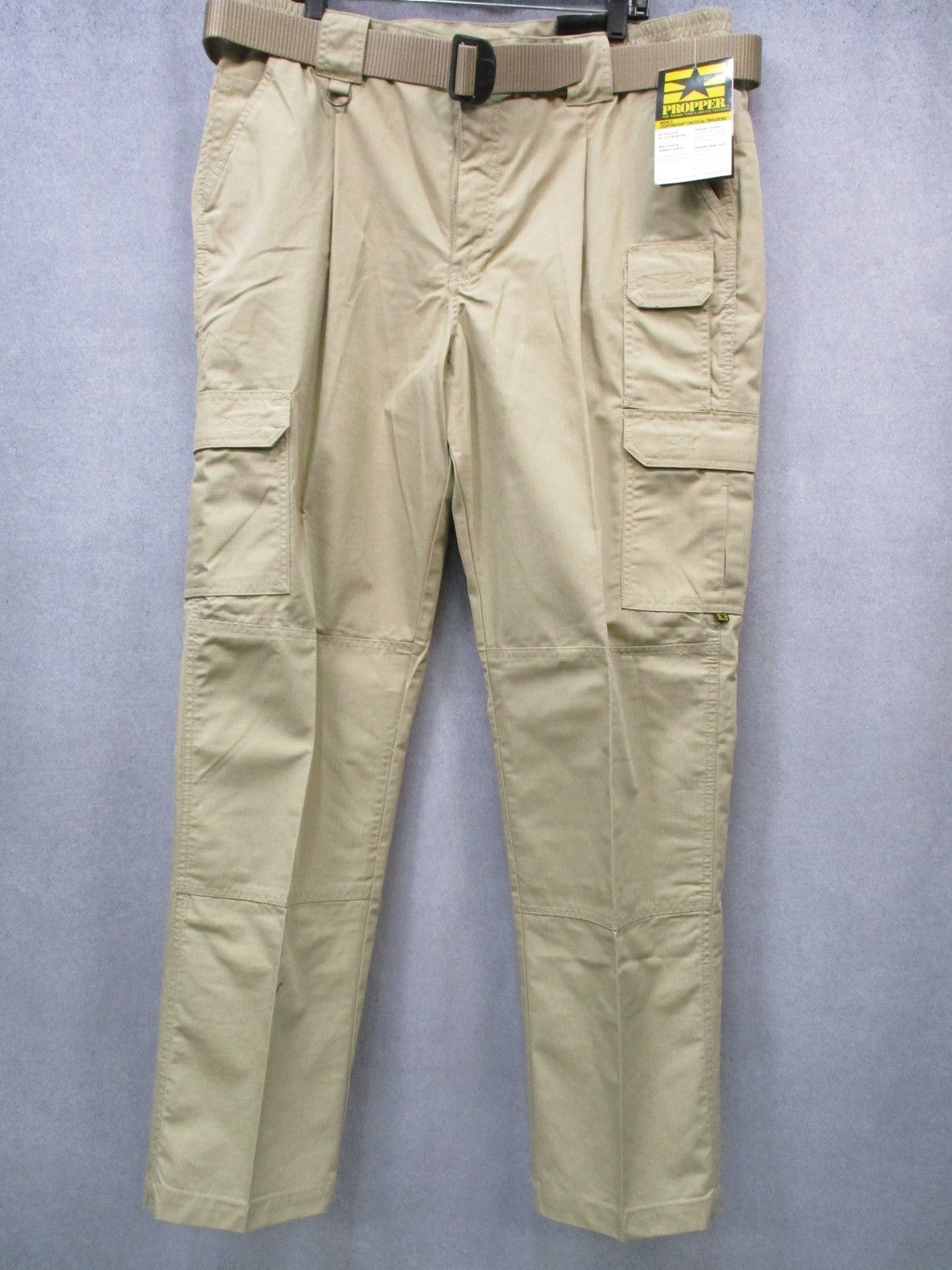 New Propper Men's Lightweight Tactical Trousers Khaki 40x34 With Free Belt