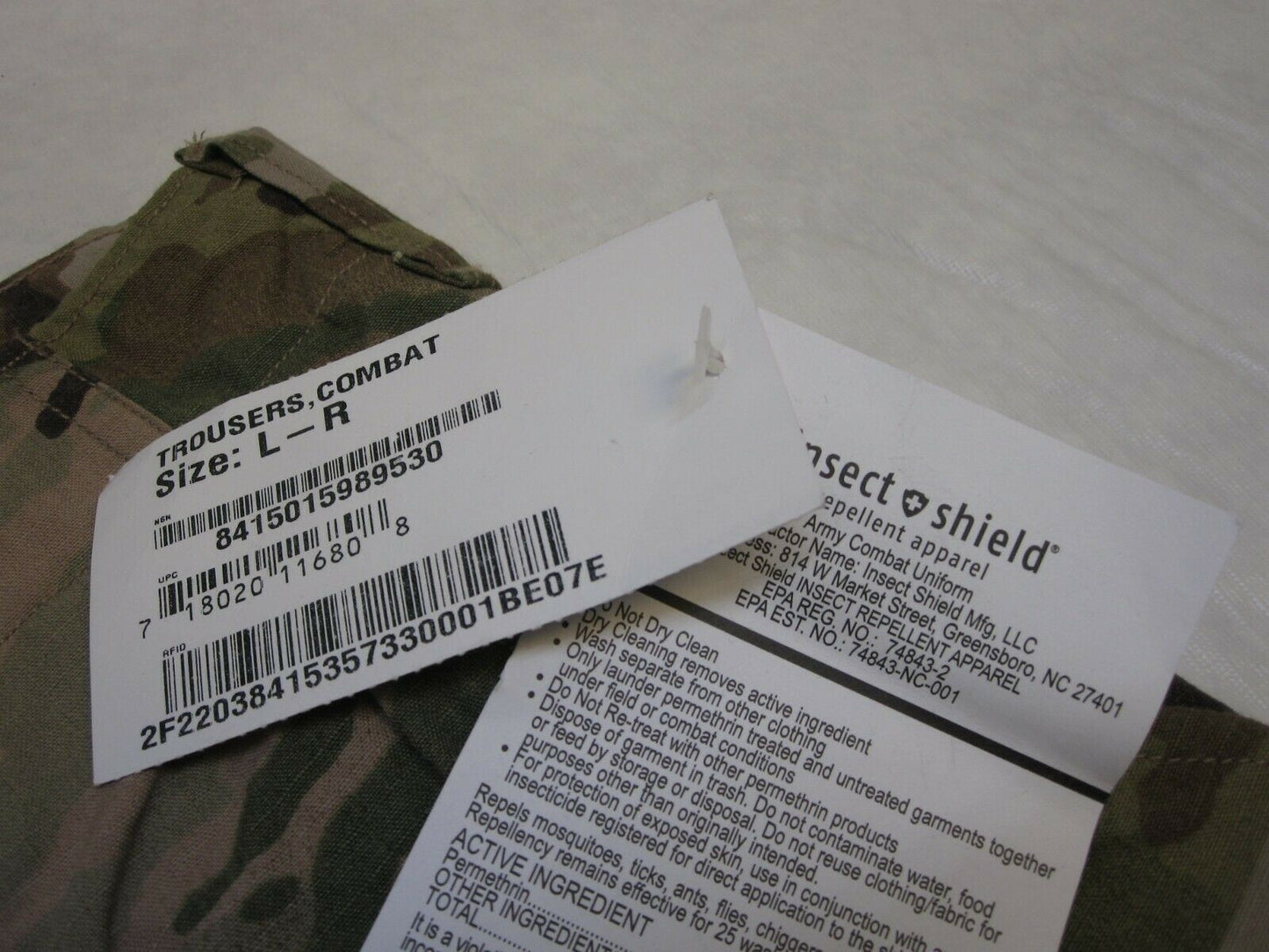 Scorpion W2 Large Regular Pants/Trousers Flame Resistant OCP FRACU Army Multicam