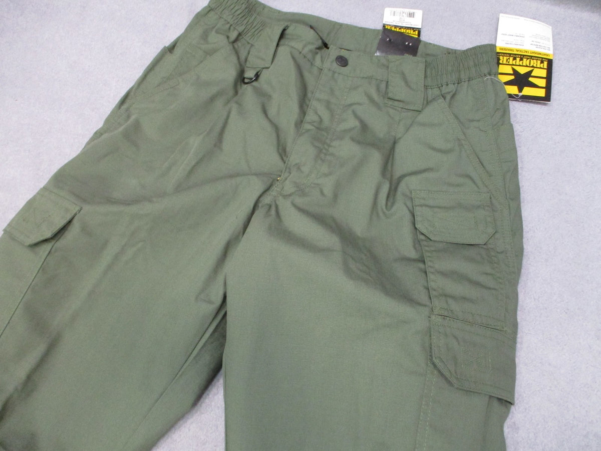 Propper Men's Lightweight Tactical Pants Olive Green 32x36 NWT Sun Fade