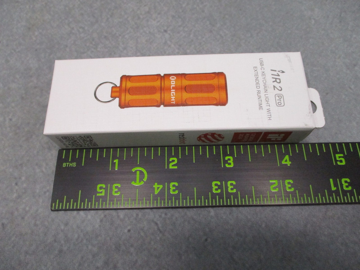 Olight iR2 Pro USB-C Keychain Light Extended Runtime 180 Lumens New Free Ship