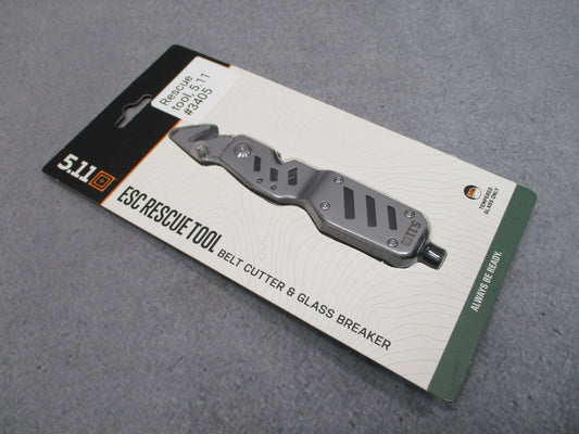 5.11 Tactical ESC Rescue Tool Belt Cutter Glass Breaker w/ Pocket Clip NEW