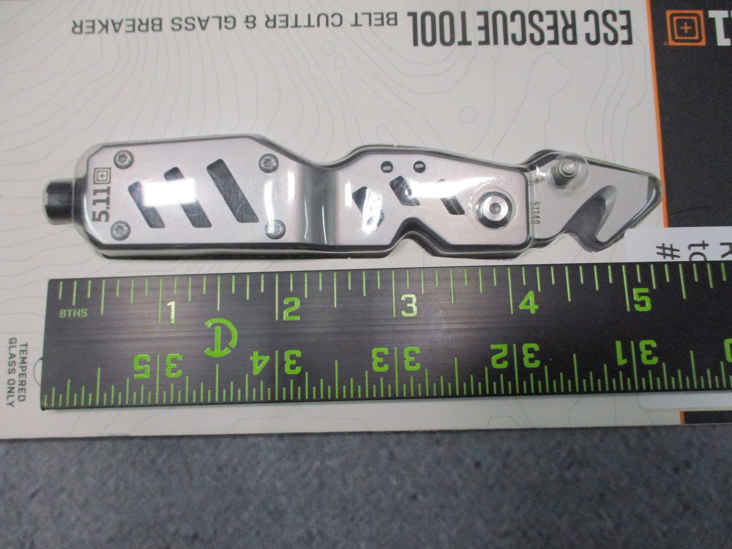 5.11 Tactical ESC Rescue Tool Belt Cutter Glass Breaker w/ Pocket Clip NEW