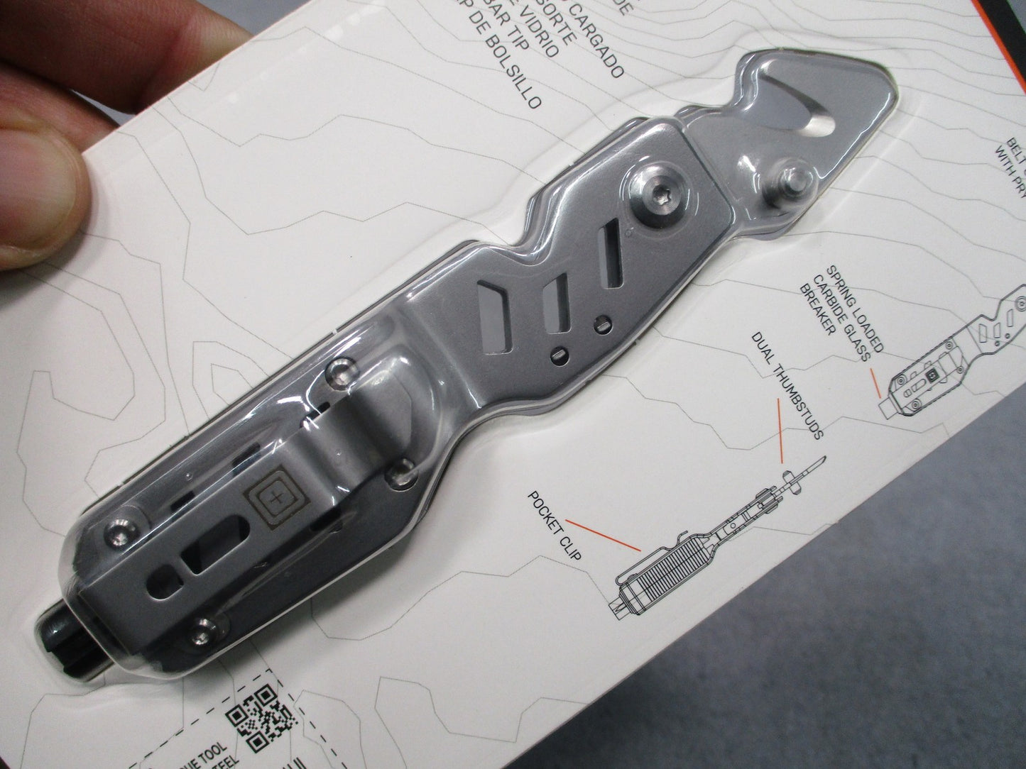 5.11 Tactical ESC Rescue Tool Belt Cutter Glass Breaker w/ Pocket Clip NEW