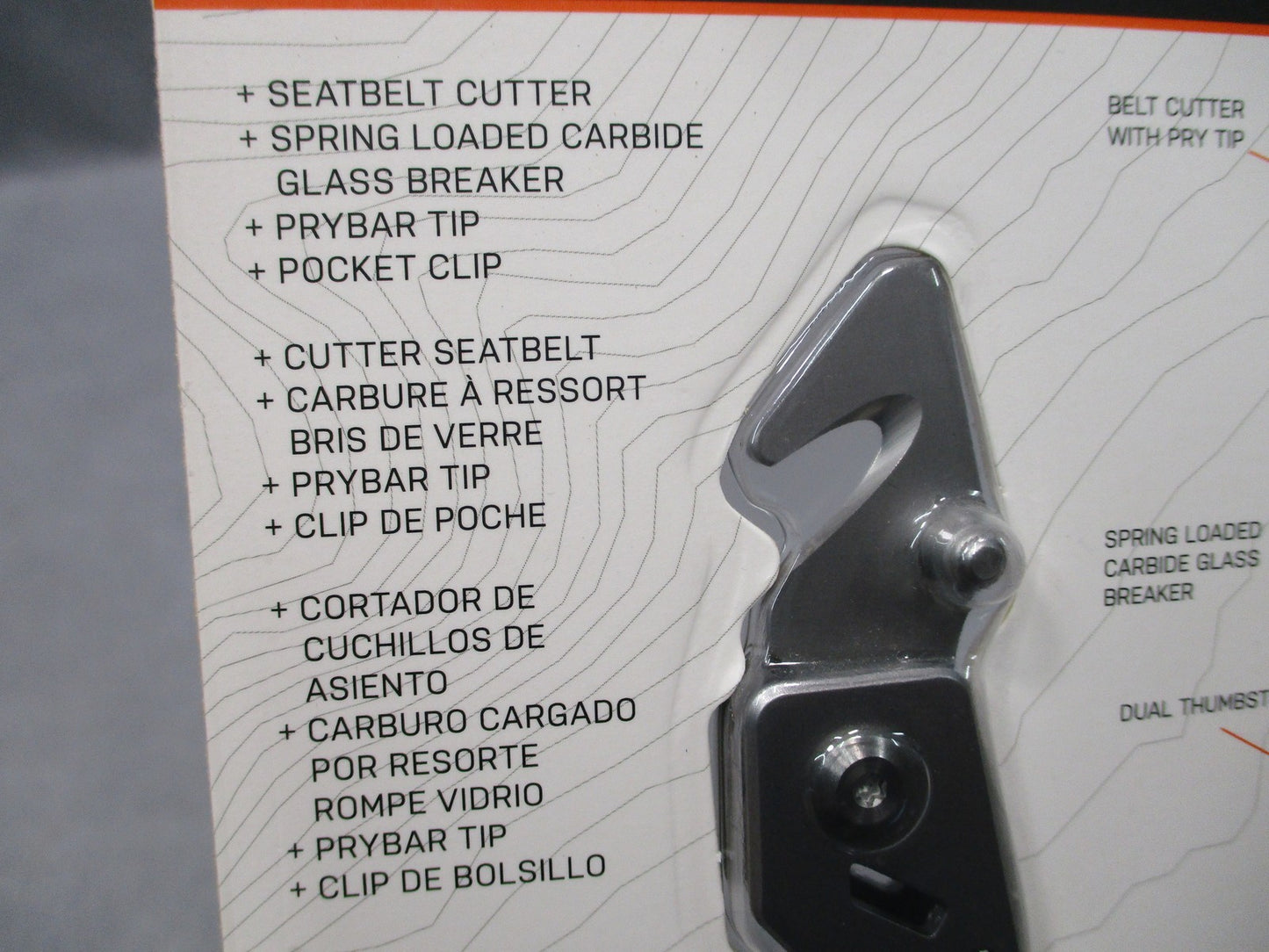 5.11 Tactical ESC Rescue Tool Belt Cutter Glass Breaker w/ Pocket Clip NEW