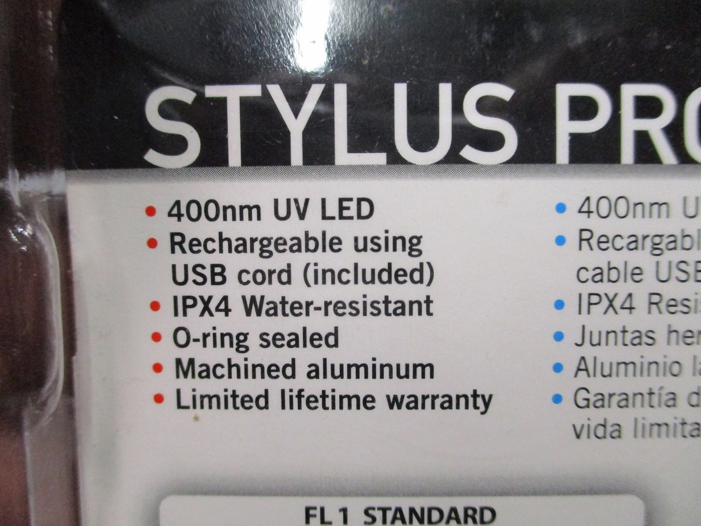 Streamlight Stylus Pro USB UV Flashlight Black 400nm UV LED Rechargeable New
