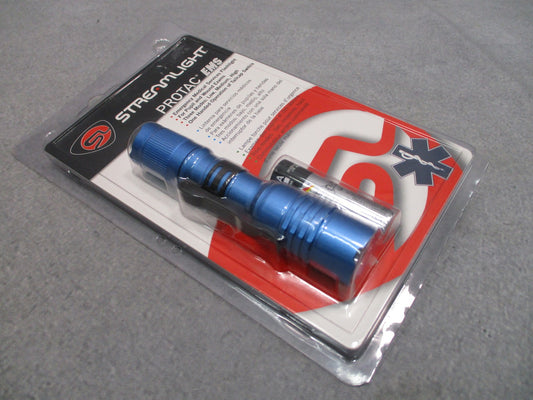 Streamlight Protac EMS Blue LED Flashlight w/ AA Battery - New
