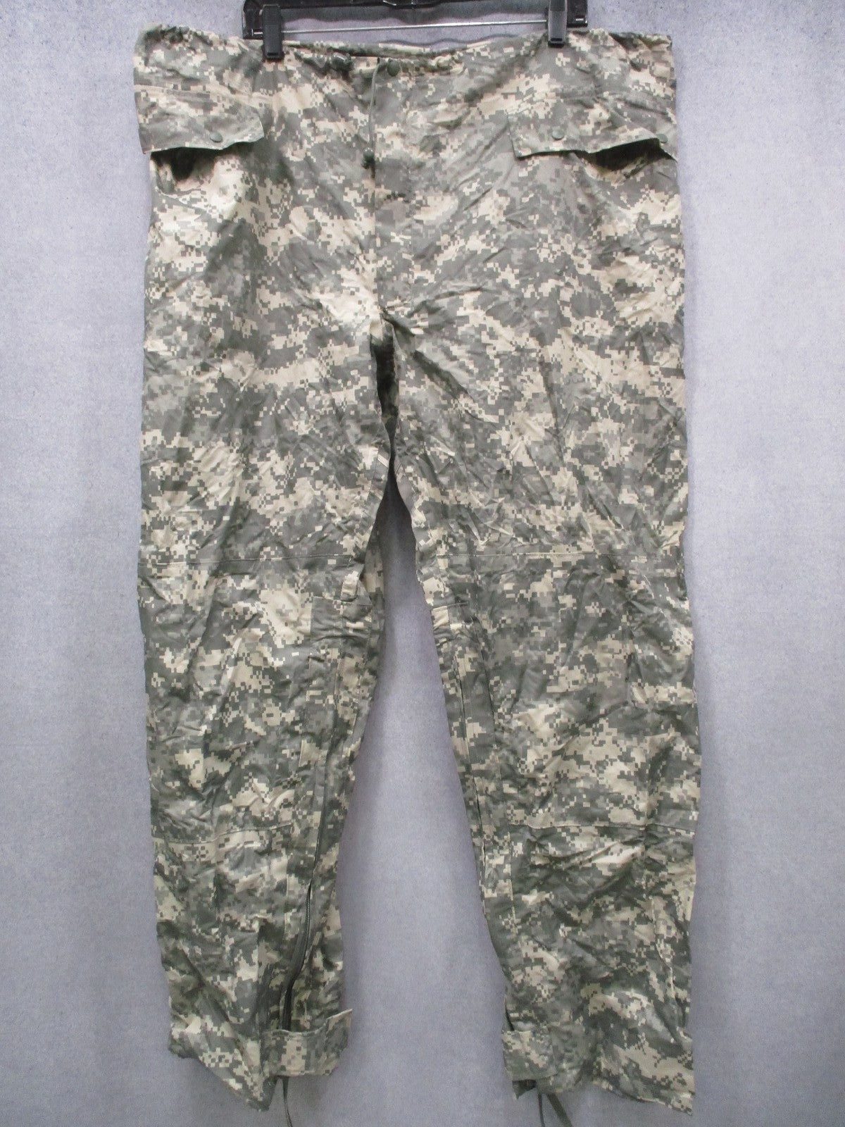 US Military Surplus Improved Rainsuit Trousers UCP Digital Camo Large Waterproof