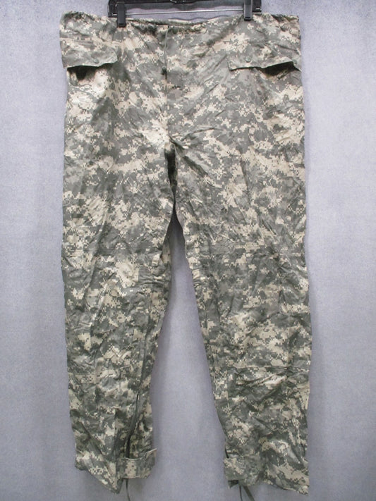US Military Surplus Improved Rainsuit Trousers UCP Digital Camo Large Waterproof