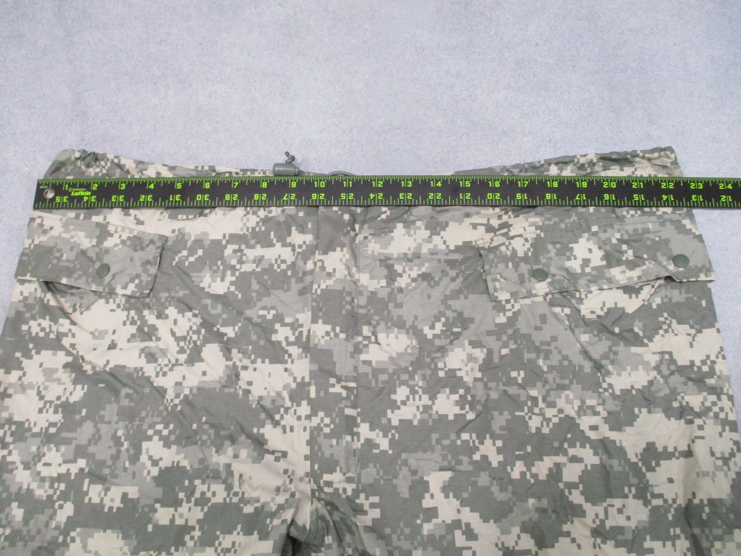 US Military Surplus Improved Rainsuit Trousers UCP Digital Camo Large Waterproof