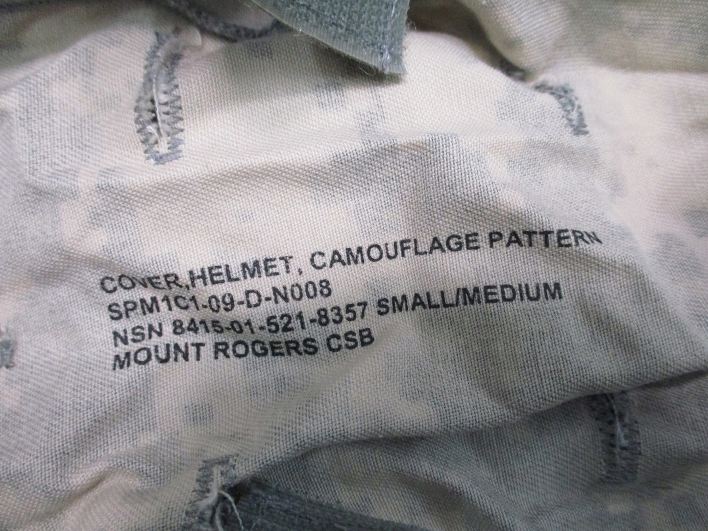 US Military ACH Advanced Combat Helmet Cover UCP Digital Camo Small/Medium New