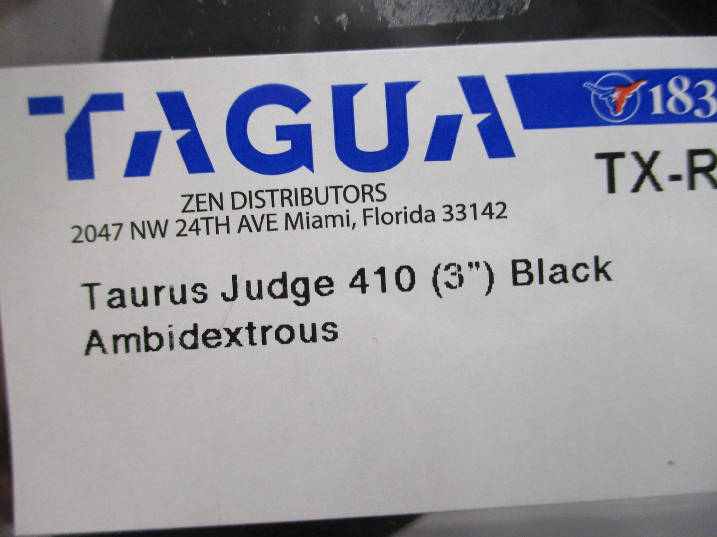 Tagua Leather OWB Holster for Taurus Judge 410 3" Barrel Ambidextrous Black New