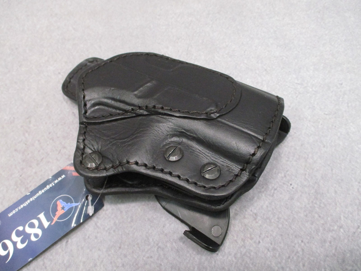 1836 Tagua Leather Optic Ready Holster for Glock 19 23 32 44 Right Hand Black