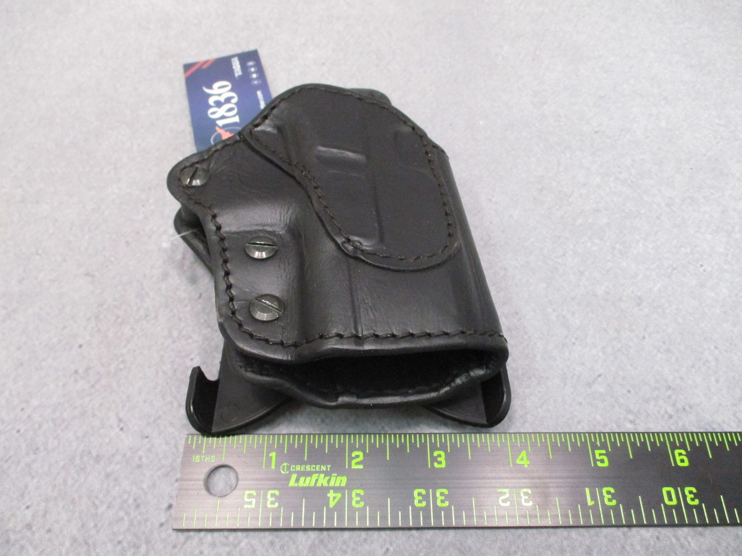 1836 Tagua Leather Optic Ready Holster for Glock 19 23 32 44 Right Hand Black