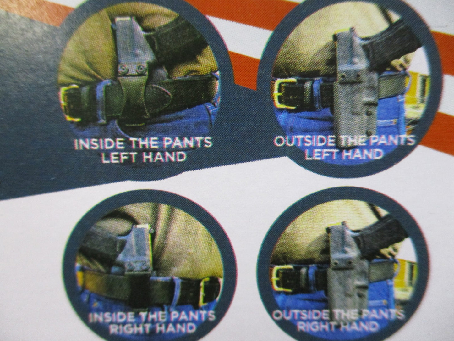 1836 AMBI-DTR-300 Optics Ready Ambidextrous Holster for Glock 17 22 31 New