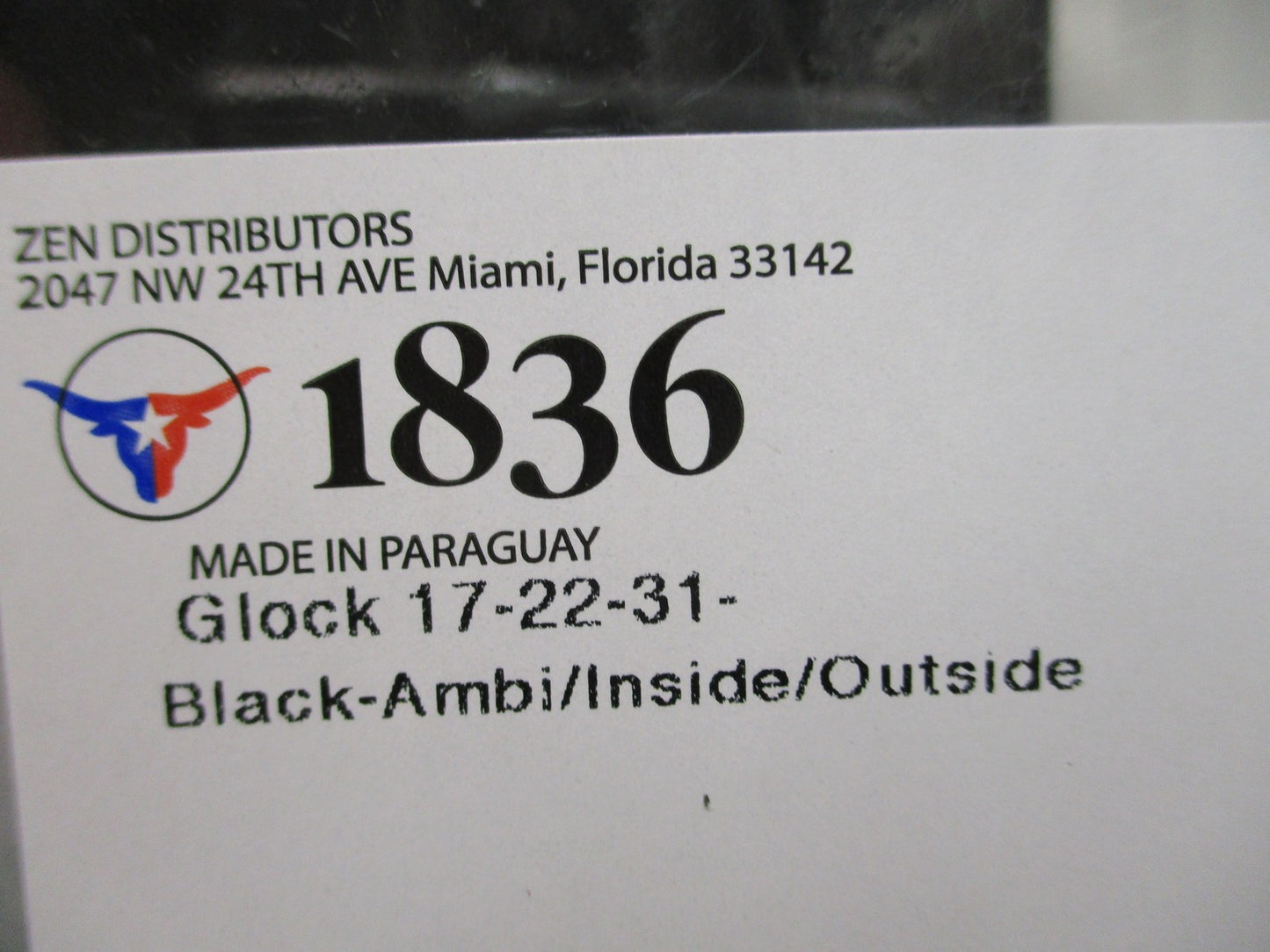 1836 AMBI-DTR-300 Optics Ready Ambidextrous Holster for Glock 17 22 31 New