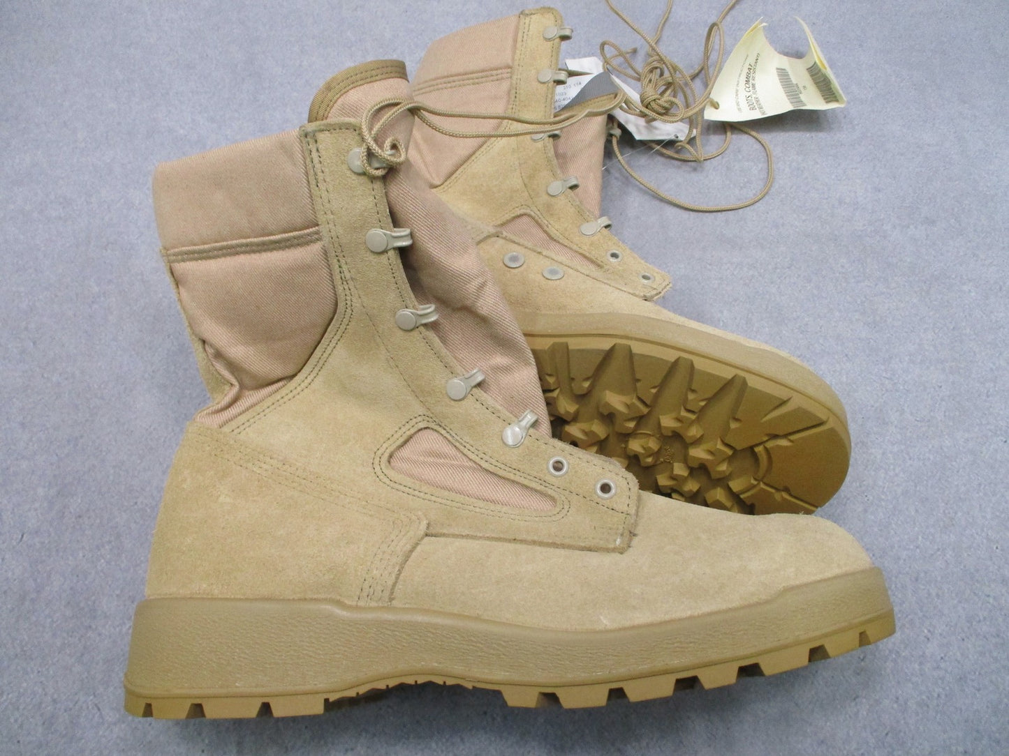 New McRae Footwear US Army Flight Combat Boots Hot Weather Flame Resistant 13 W