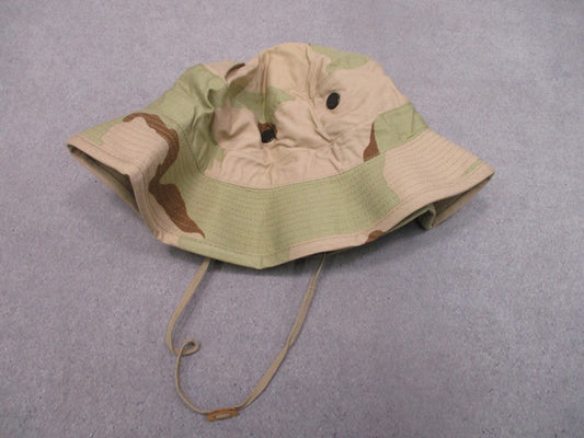 US Military Issue Boonie Hat Desert Camo Sun Hat Size 7 1/2 Bernard Cap Co