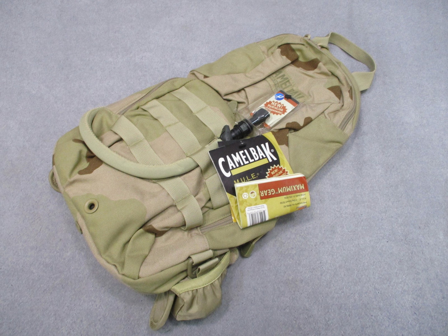 CamelBak M.U.L.E. 3-Day Desert Hydration Pack 3L NSN 8465-01-396-9926 Nos