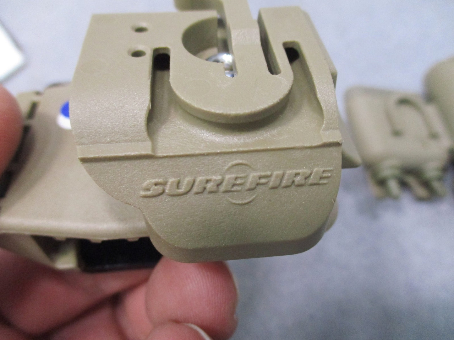 SureFire HL1-A-TN Helmet Light Tan White/IR LED Hands-Free Tactical Light