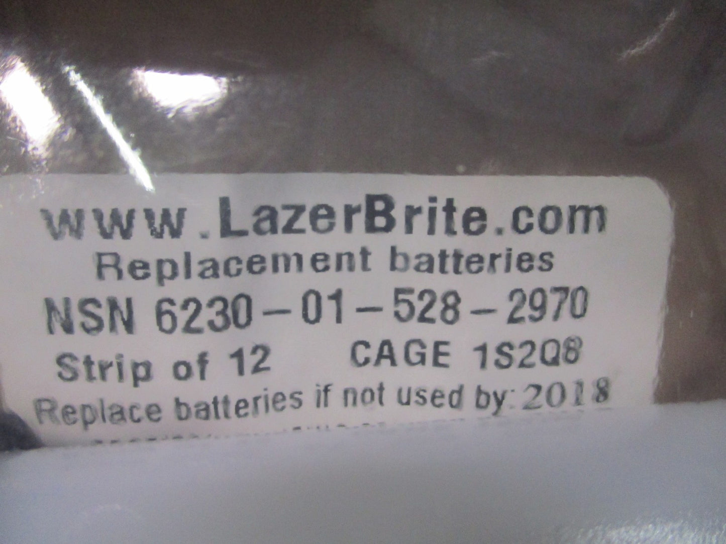 LazerBrite Tactical Light Red/White NSN 6240-01-538-2211 Military Surplus New