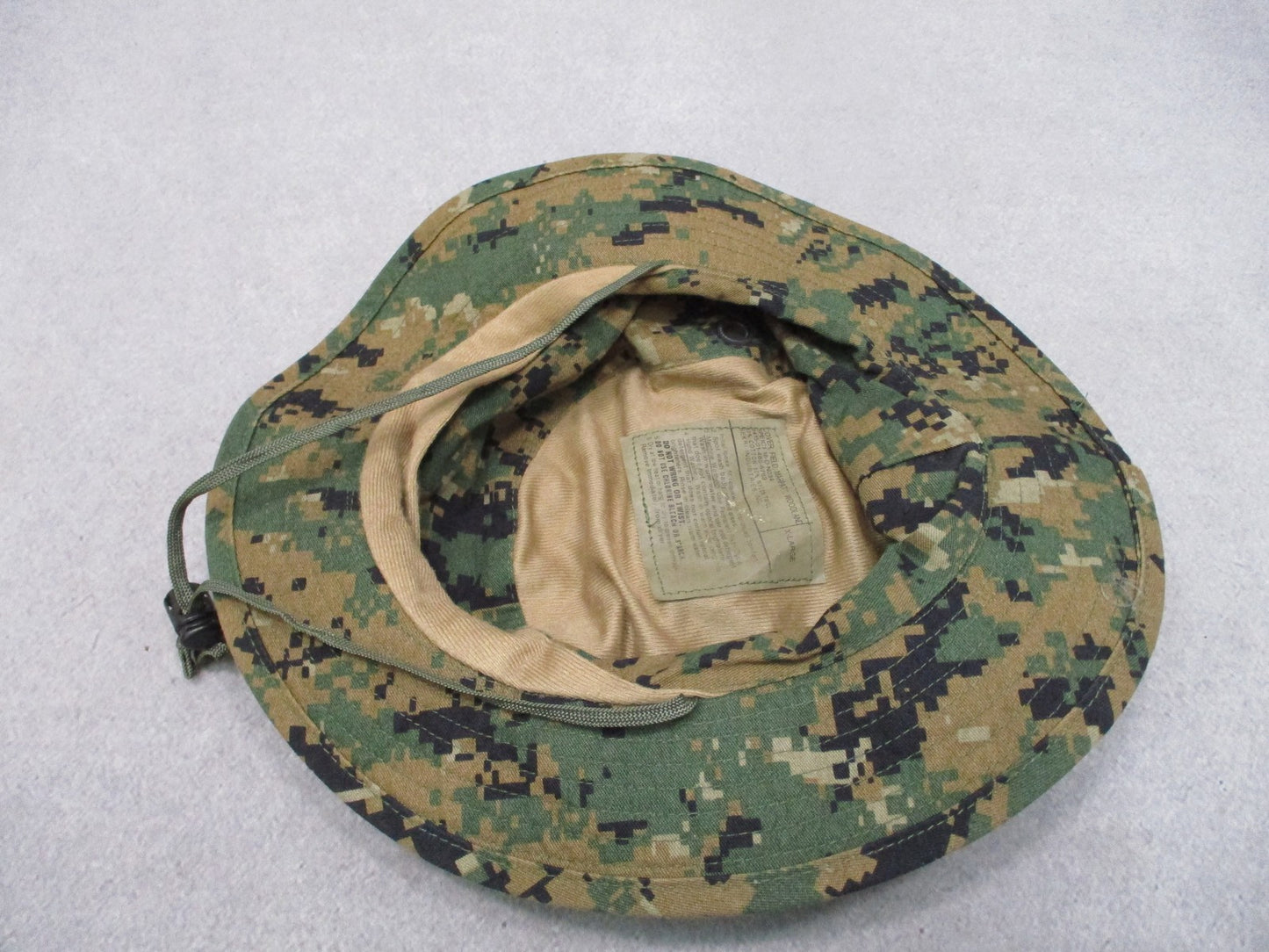 USMC MARPAT Woodland Boonie Hat Cover Field Military Surplus Size X-Large