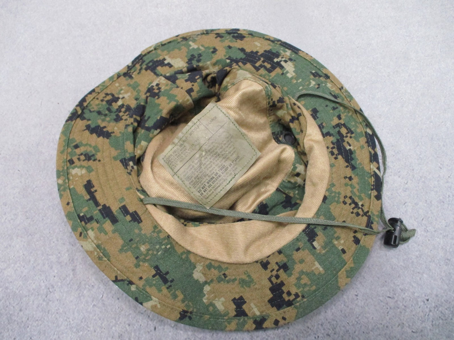 USMC MARPAT Woodland Boonie Hat Cover Field Military Surplus Size X-Large