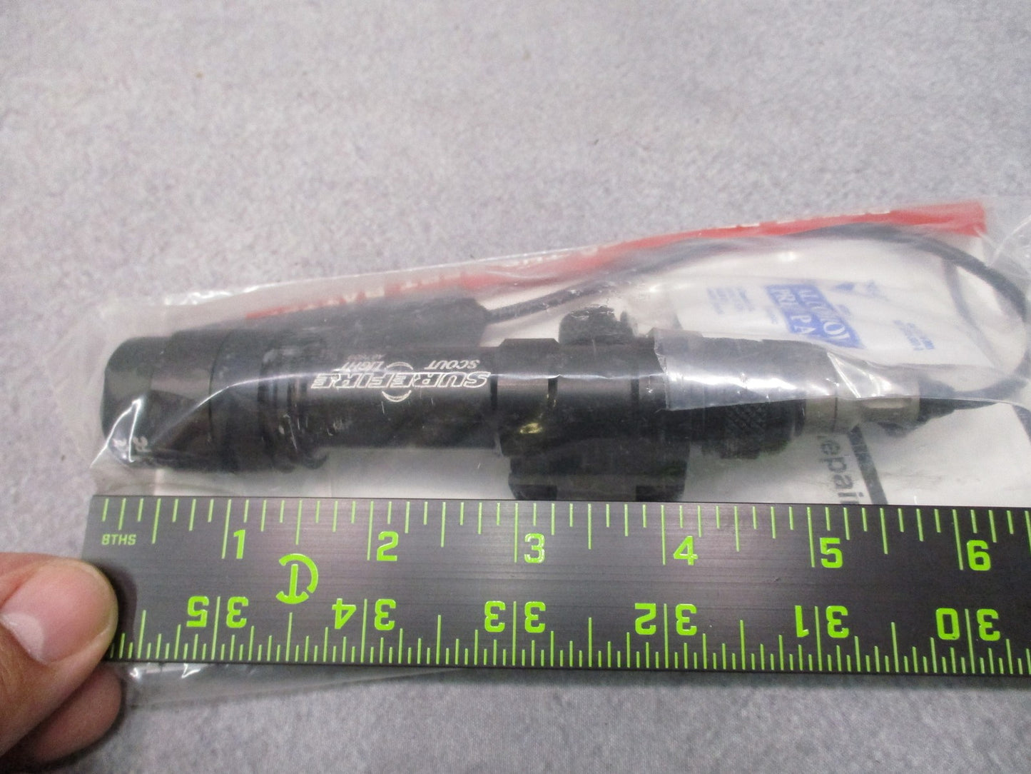 SureFire M600A Scout Light 100 Lumen 6V w/ Pressure Switch NOS Rail Mounted