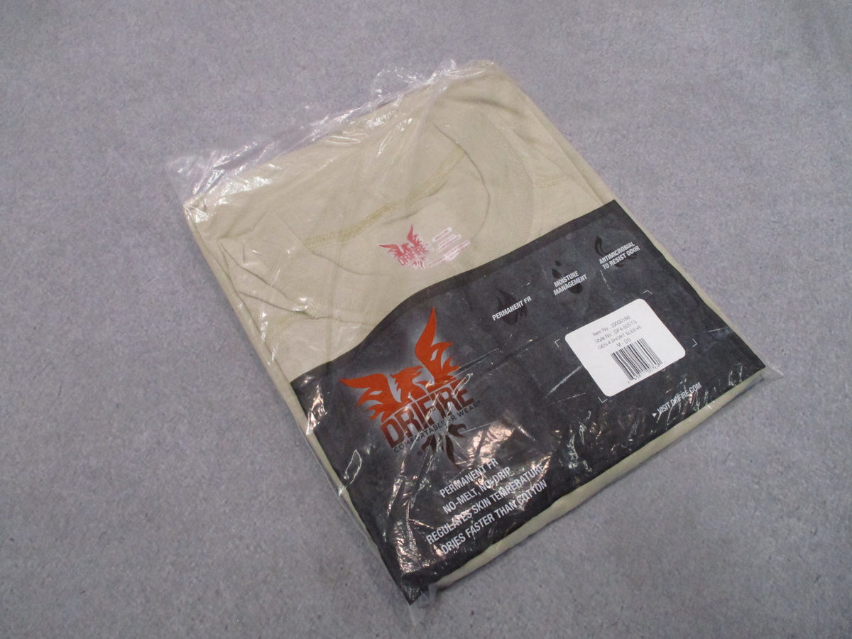 DRIFIRE Gen 4 FR Short Sleeve Shirt Desert Sand Small Medium NOS Made USA