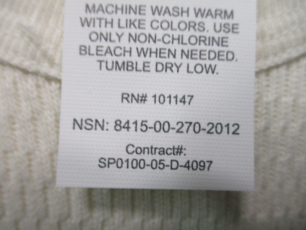 USGI ECW Extreme Cold Weather Undershirt Small Cotton NSN 8415-00-270-2012 NOS
