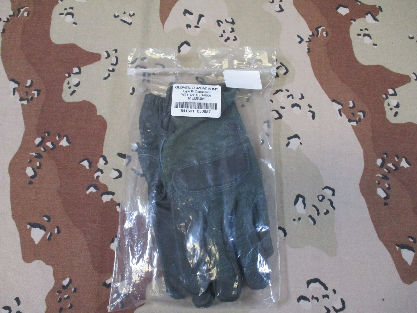 New HWI Gear Combat Gloves Type II Capacitive USGI Military Issue Size Medium