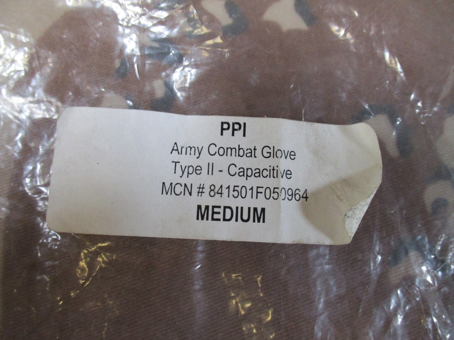New US Military Army Combat Glove Type II Capacitive Foliage Green Medium PPI