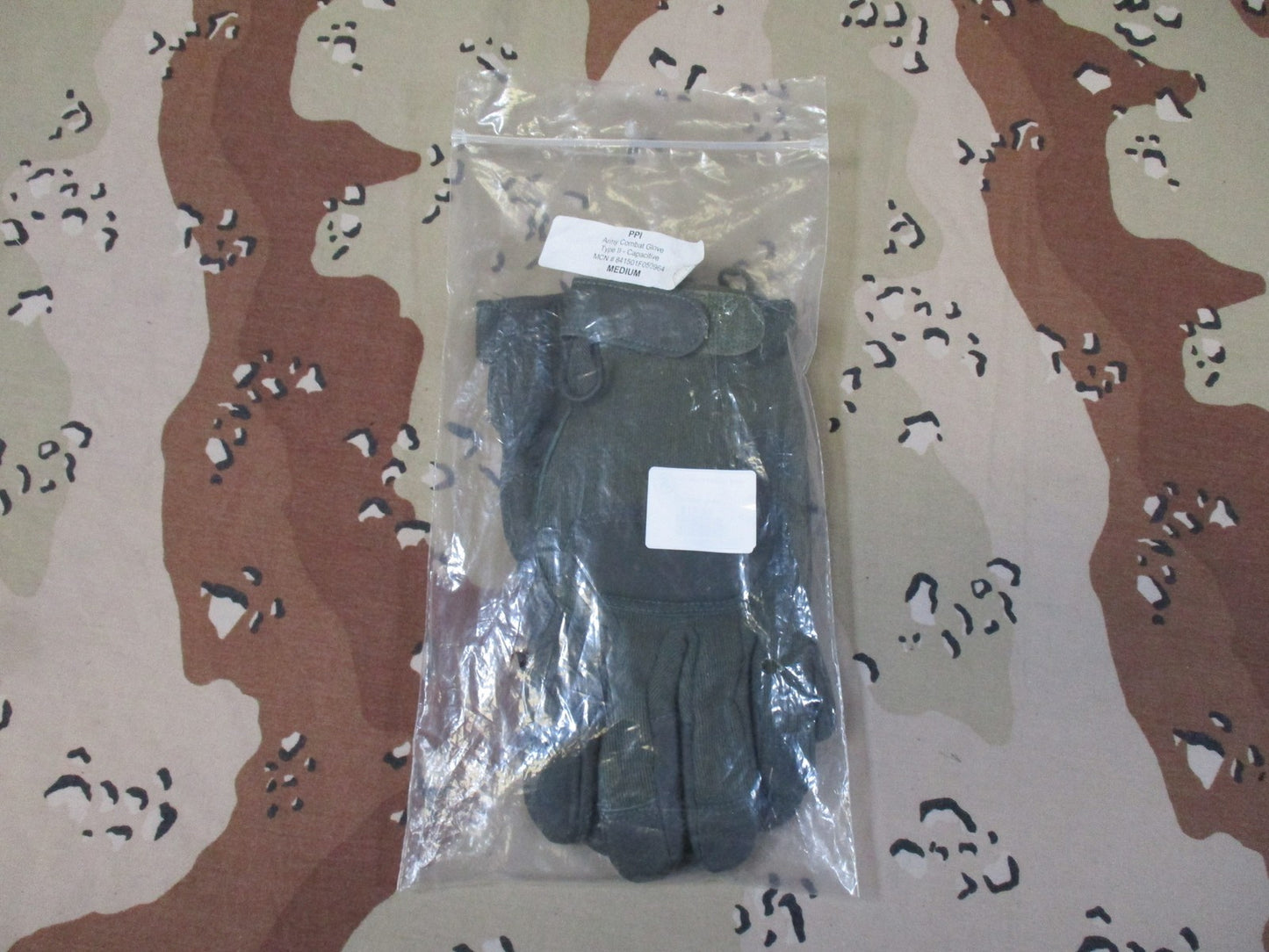 New US Military Army Combat Glove Type II Capacitive Foliage Green Medium PPI