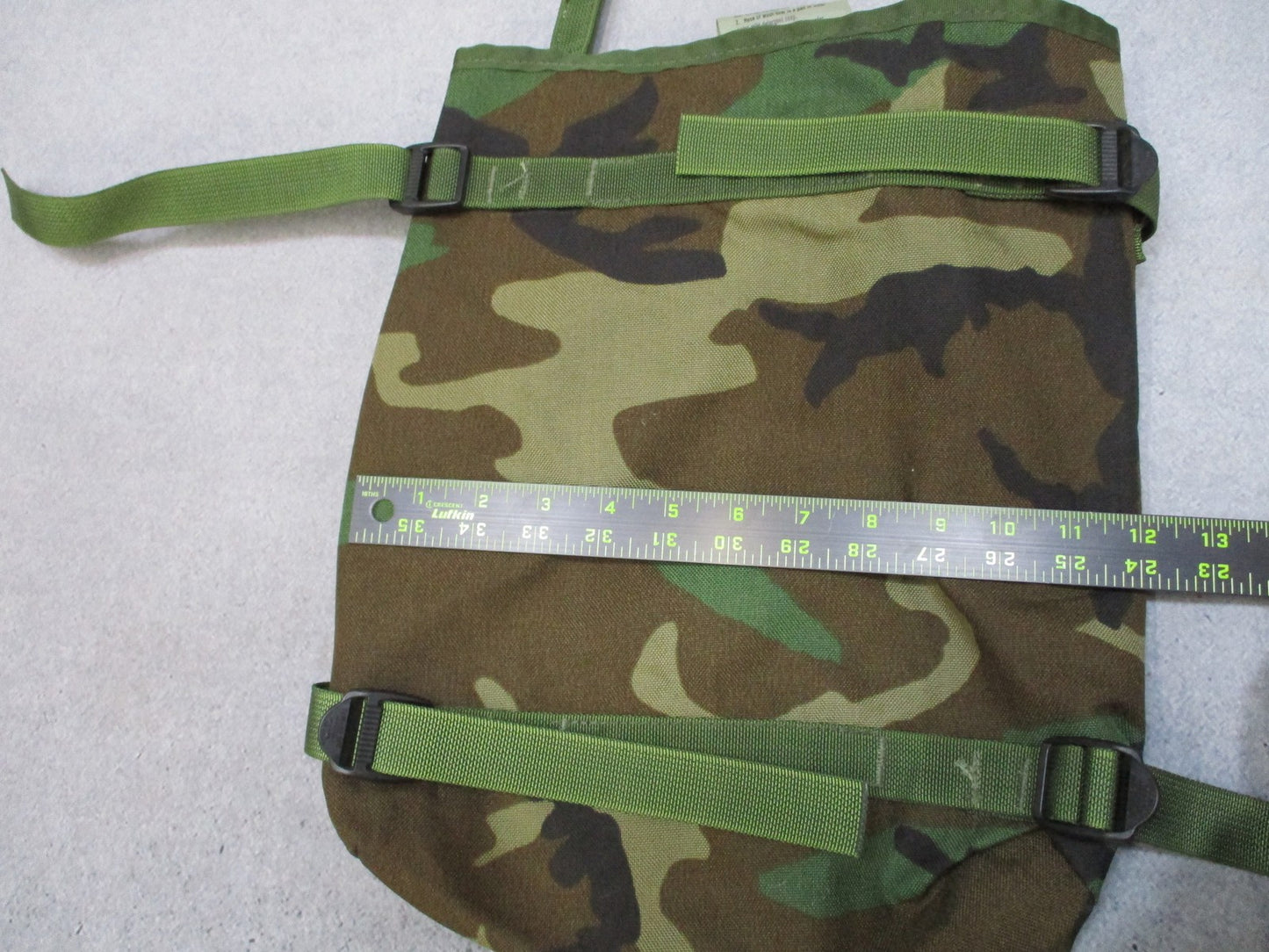 USGI MOLLE Radio Pouch Insert Woodland Camo Large Rucksack NSN 8465-01-465-2057