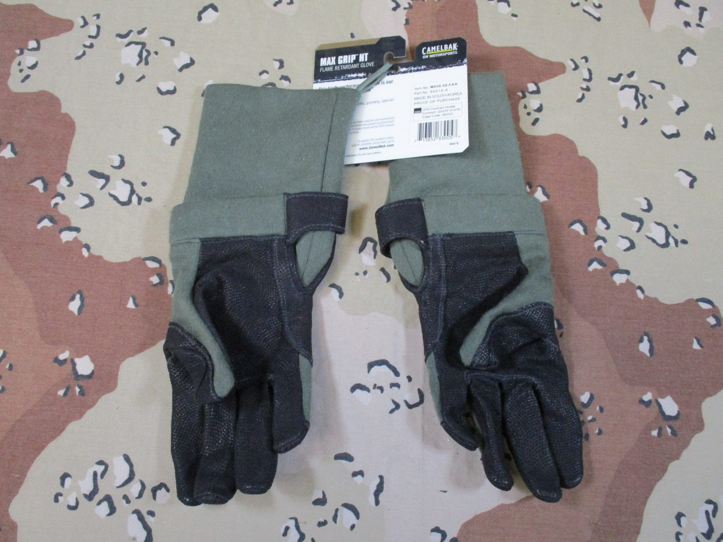 CamelBak Max Grip NT Flame Retardant Flight Gloves Nomex Tactical Size Small