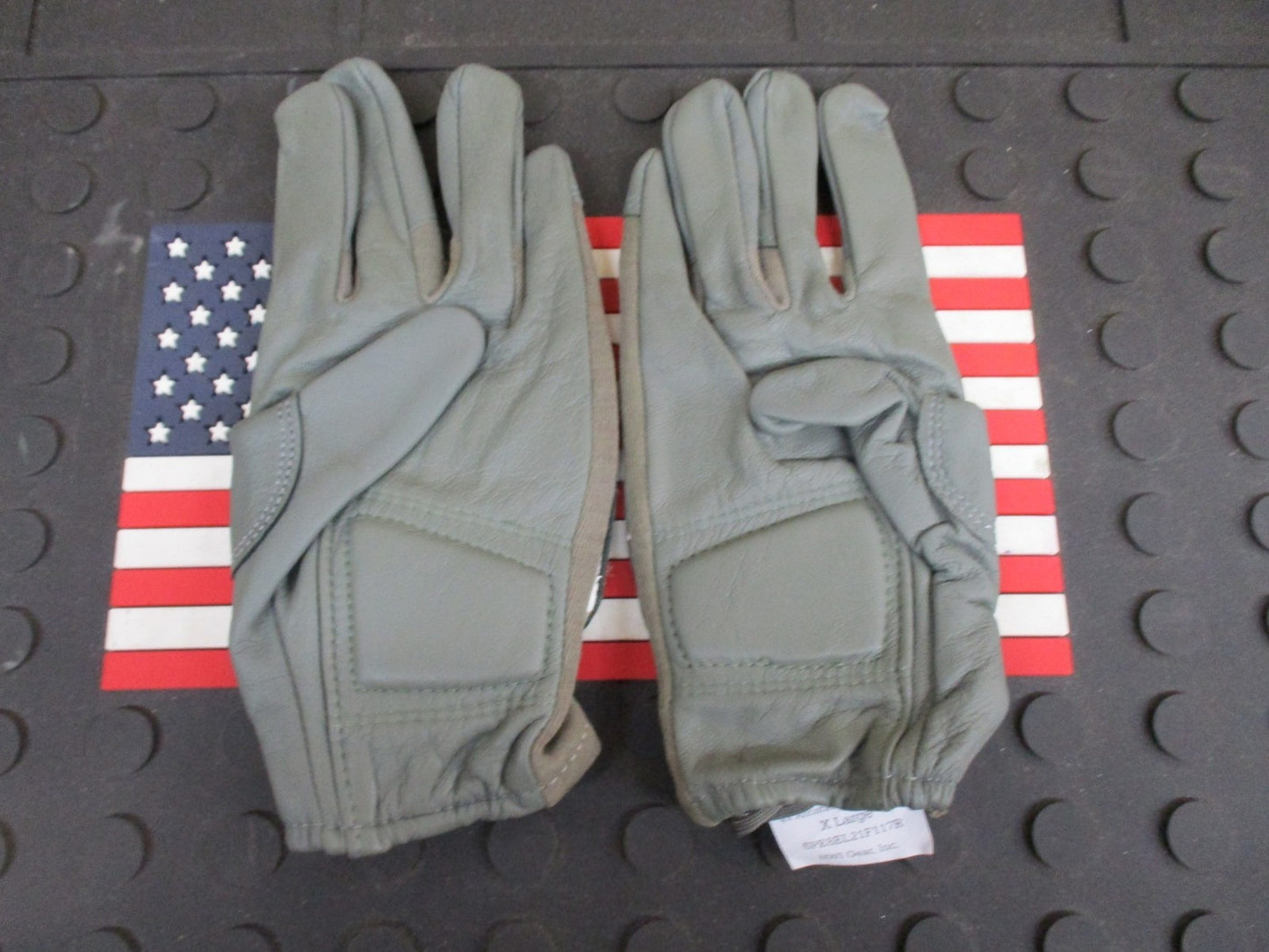 NEW US ARMY COMBAT GLOVE CUT/FIRE RESISTANT LARGE FOLIAGE HATCH HWI TYPE II