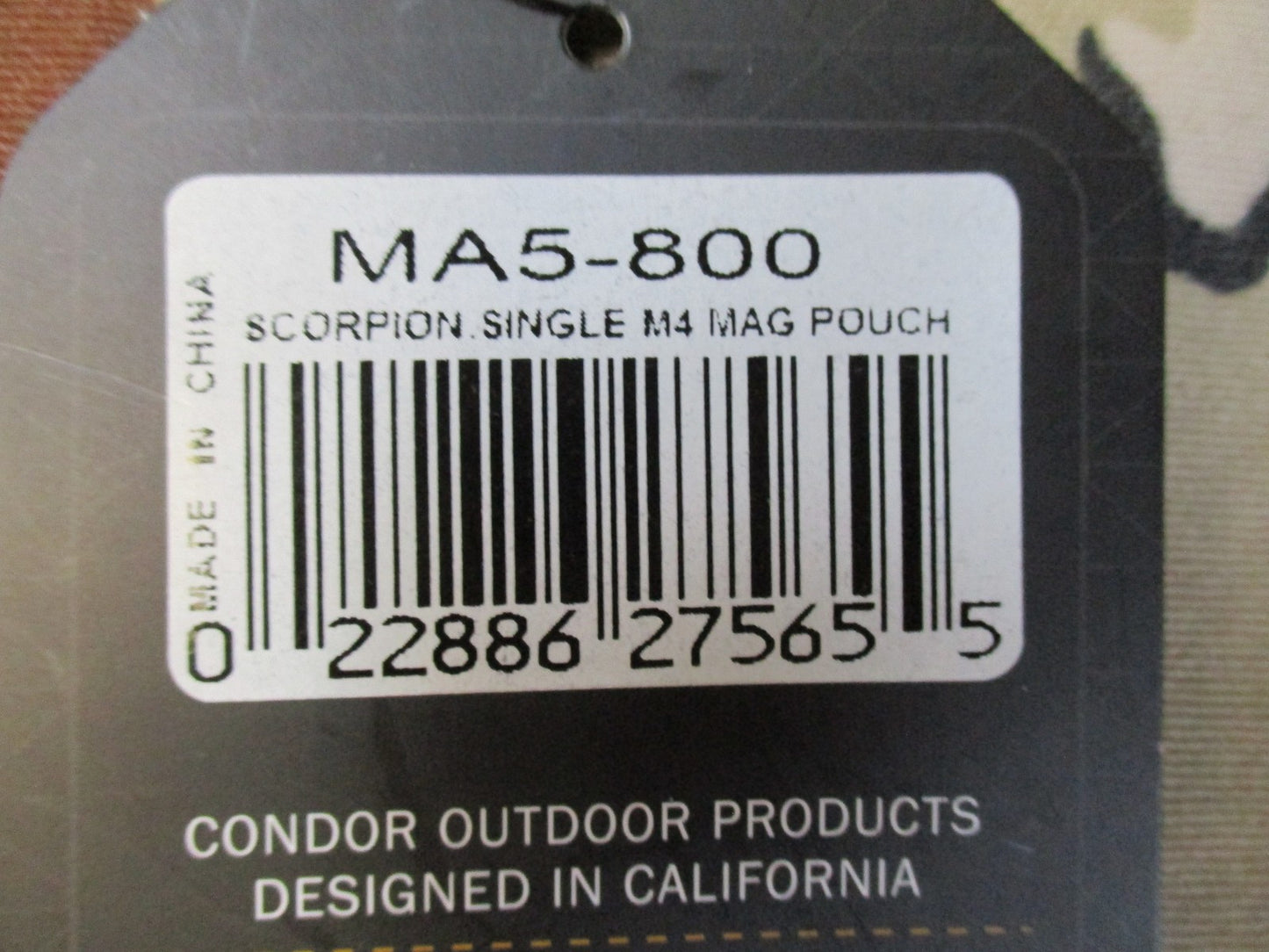 2x New Condor MA5-800 Scorpion Single Mag Pouch MultiCam MOLLE Tactical Gear