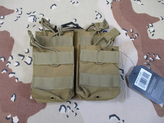 New Condor MA43 Double Stacker Mag Pouch Coyote Brown MOLLE Tactical Gear