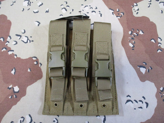 Condor MA37 Triple Magazine Pouch Coyote Brown MOLLE Tactical