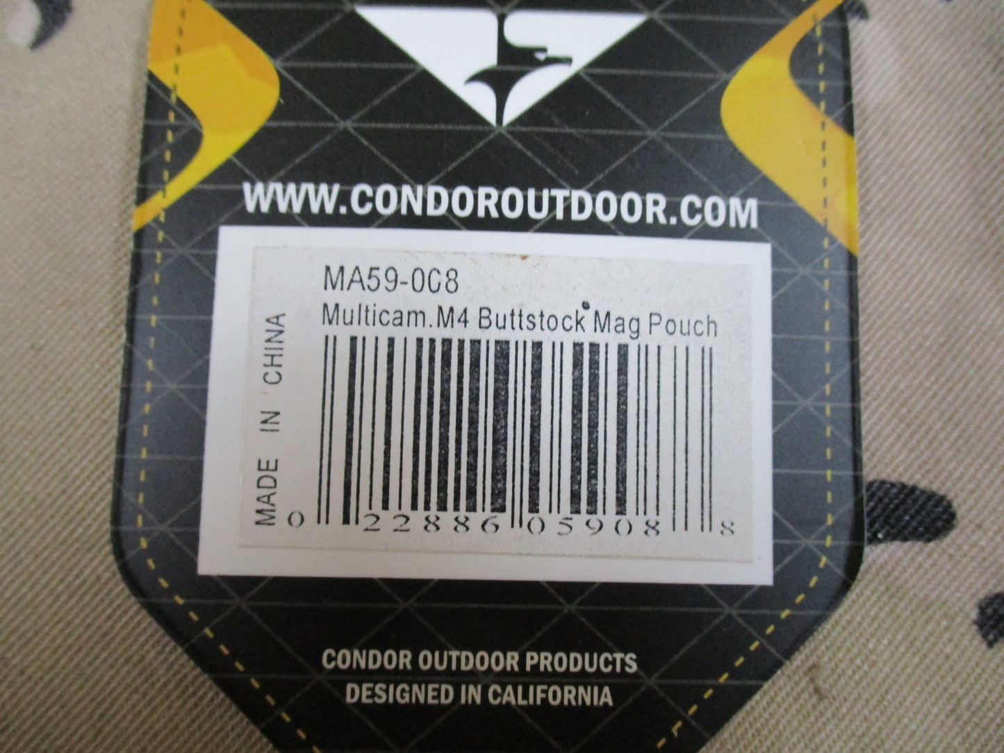 New Condor Multicam Buttstock Mag Pouch Tactical Gear Accessory
