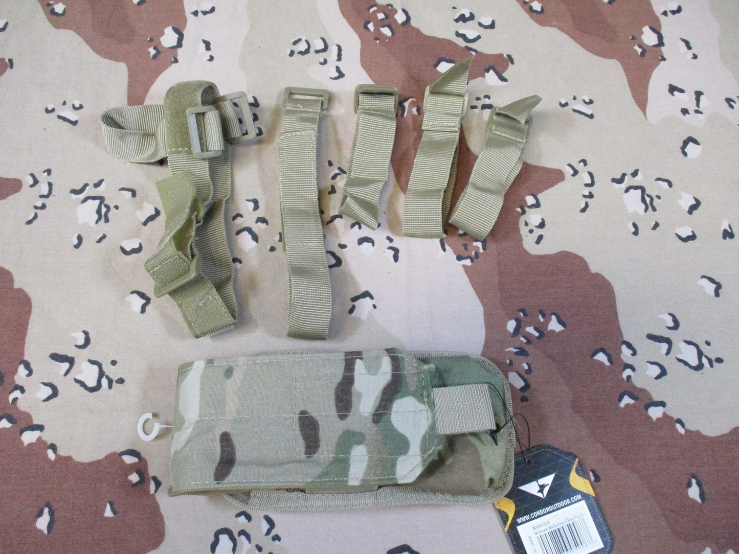 New Condor Multicam Buttstock Mag Pouch Tactical Gear Accessory