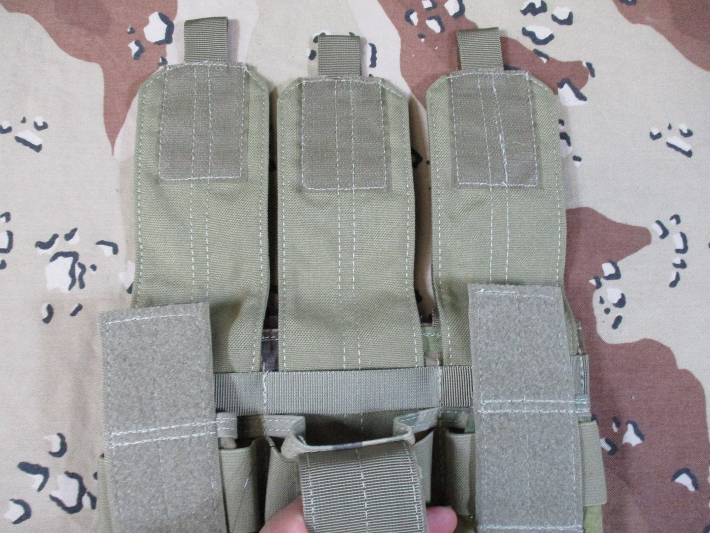 Condor Triple Mag Pouch Scorpion Camo MOLLE Compatible Tactical Gear New
