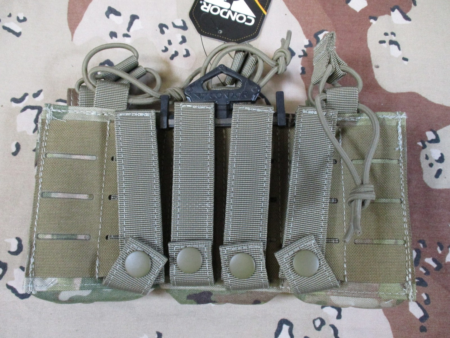 Condor Gen2 Triple Kangaroo Mag Pouch Scorpion Tactical MOLLE Magazine Carrier