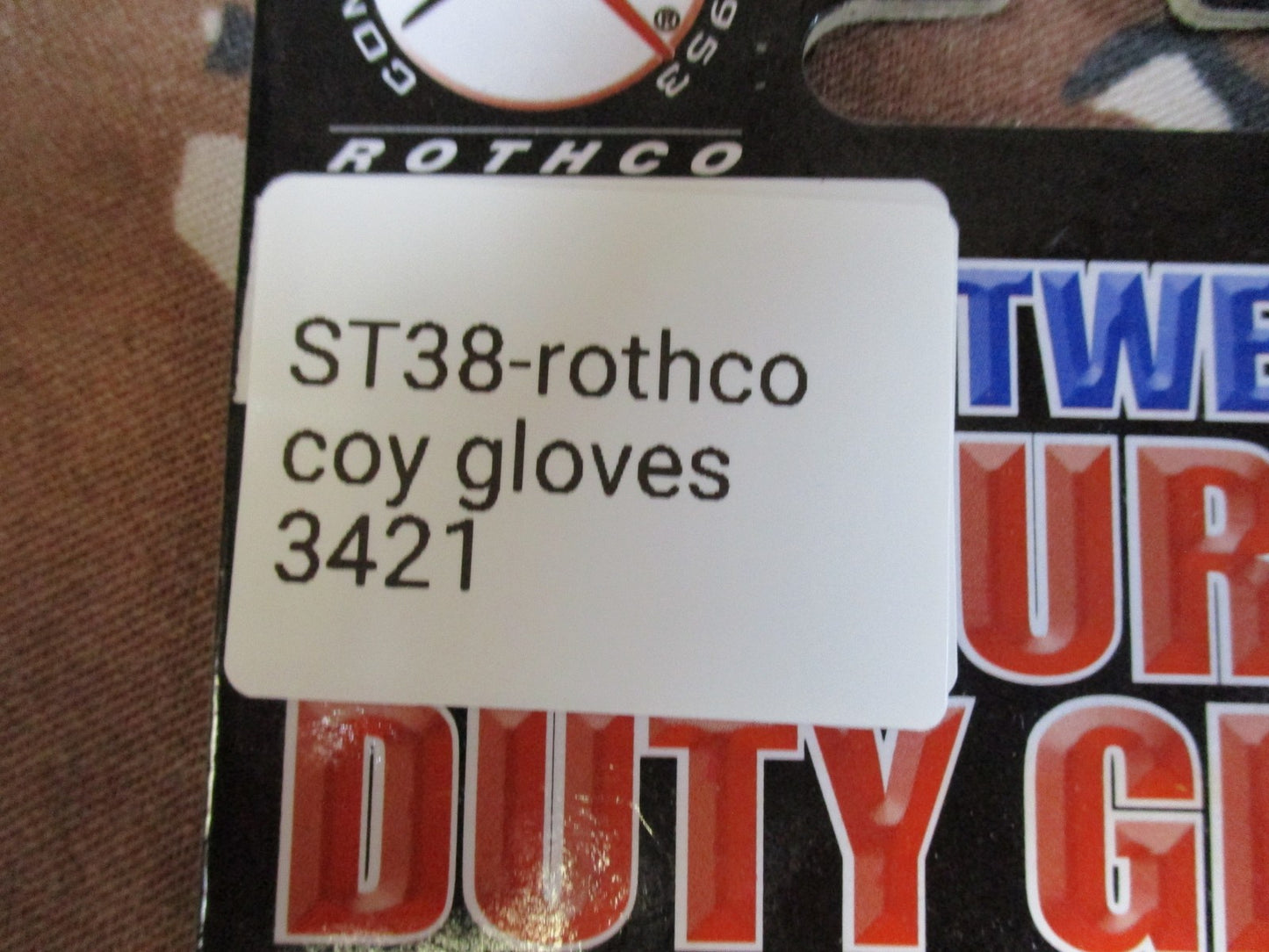 Rothco Lightweight All Purpose Duty Gloves Coyote Brown Tactical Size XL 3421