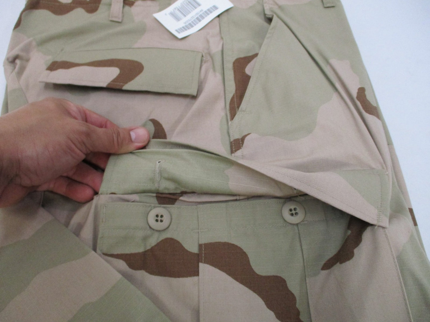 USGI MILITARY DESERT CAMOUFLAGE CARGO PANTS DCU ARMY CAMO MEDIUM/REGULAR SUMMER
