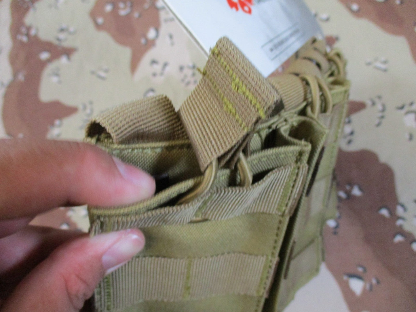 Fox Tactical 120-Round Quick Deploy Pouch Coyote MOLLE Magazine Carrier New