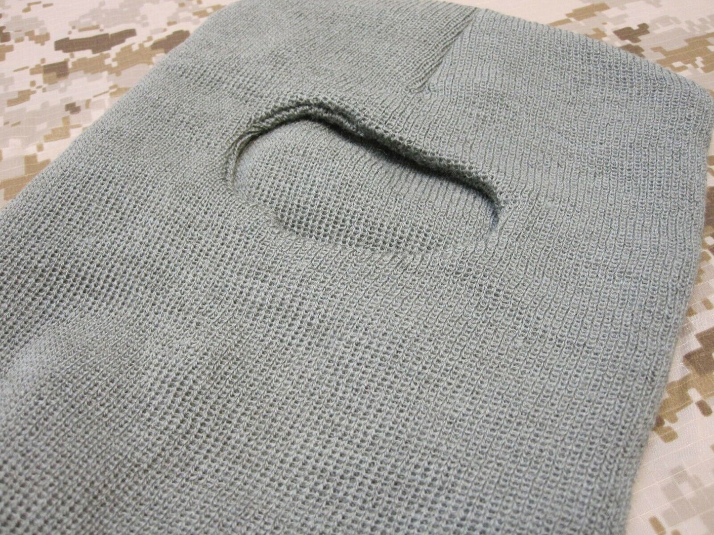 NEW MILITARY SKI MASK BALACLAVA HOOD FOLIAGE GREEN COLD WEATHER WOOL FACE COVER