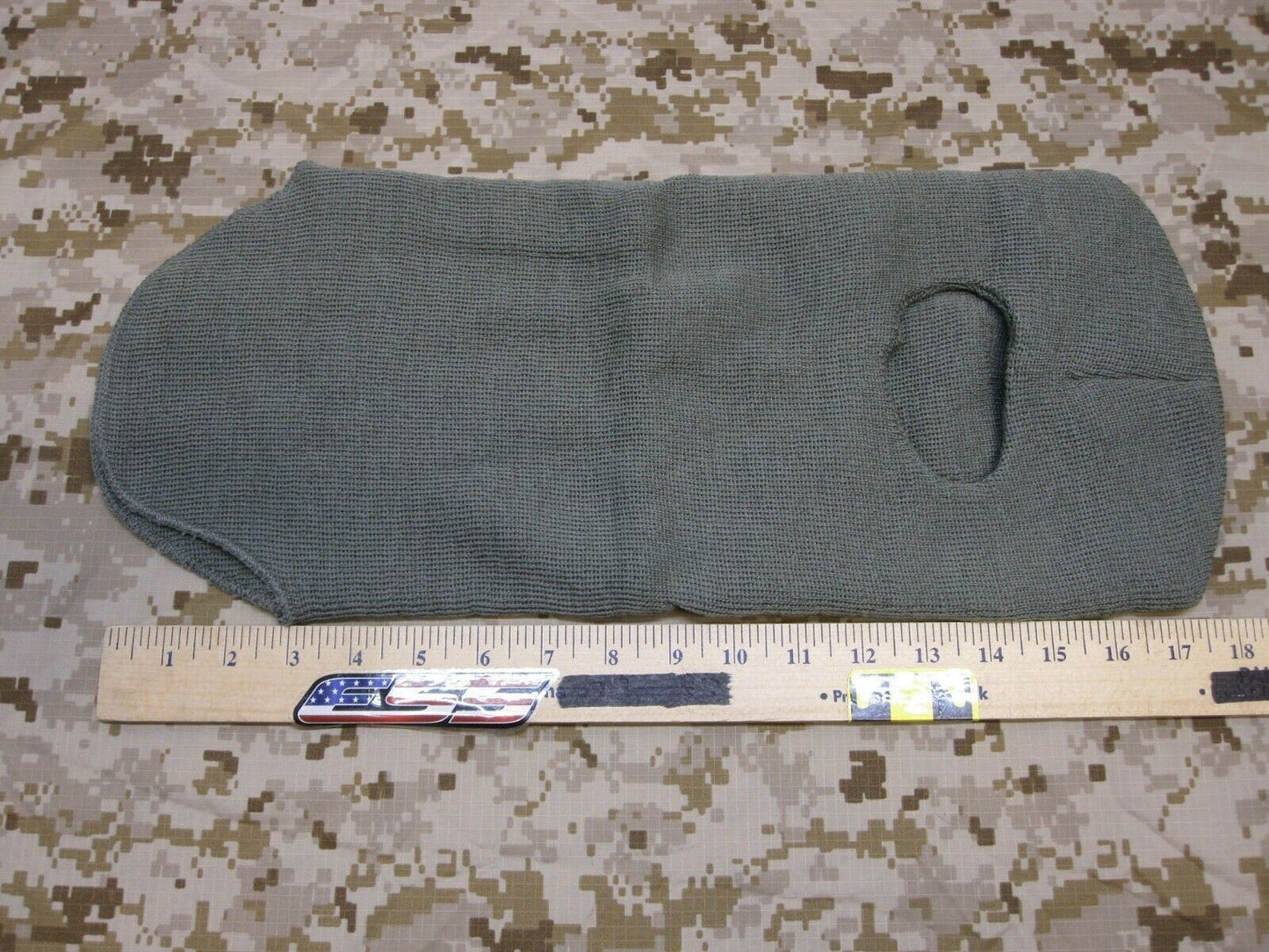 NEW MILITARY SKI MASK BALACLAVA HOOD FOLIAGE GREEN COLD WEATHER WOOL FACE COVER