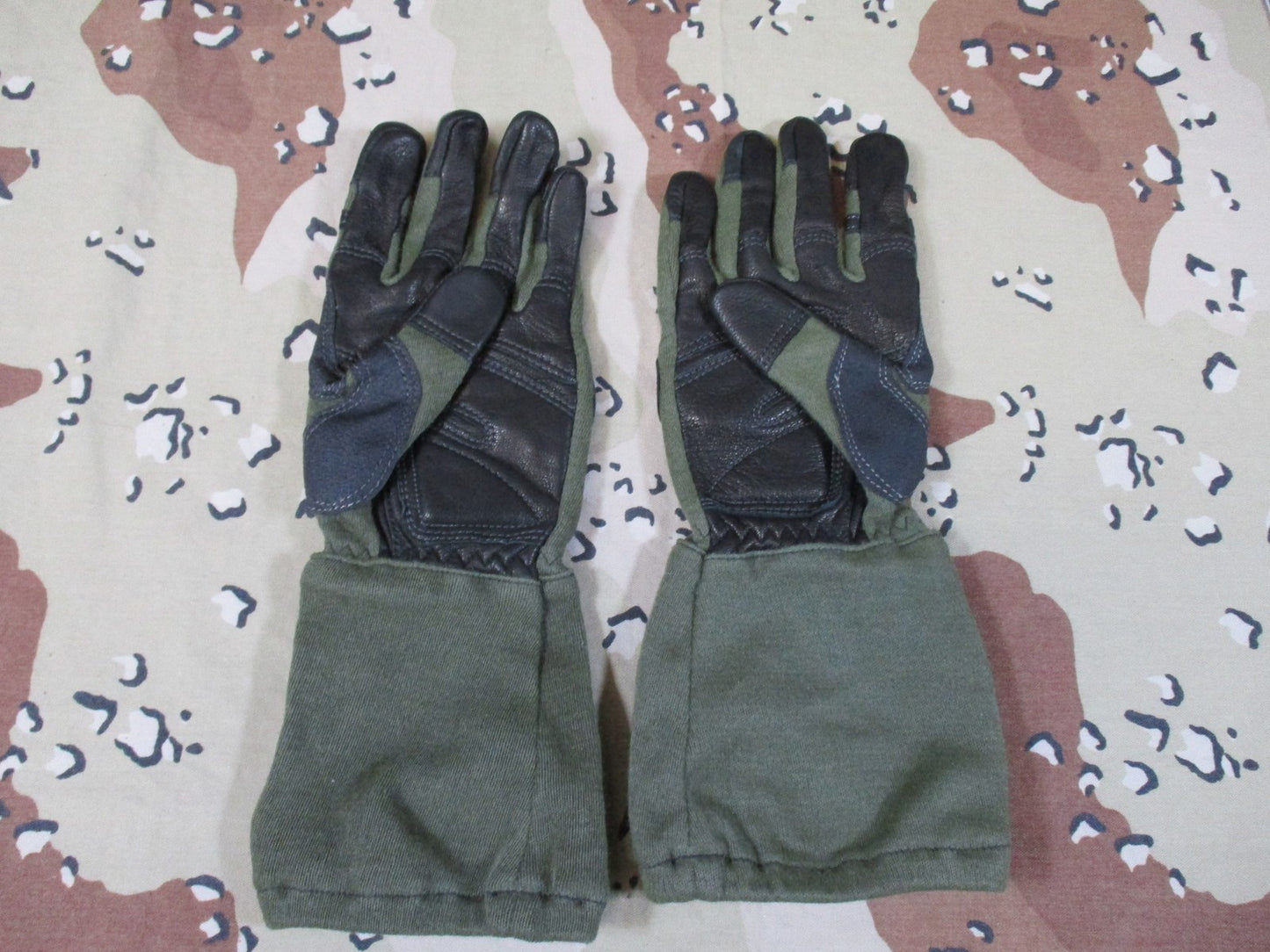 Hatch Operator Tactical Gloves SOG-650 Leather Green Size XL New